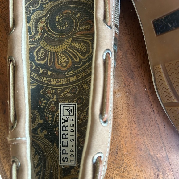 Sperry Women's Brown Plaid Loafers - Picture 3 of 4